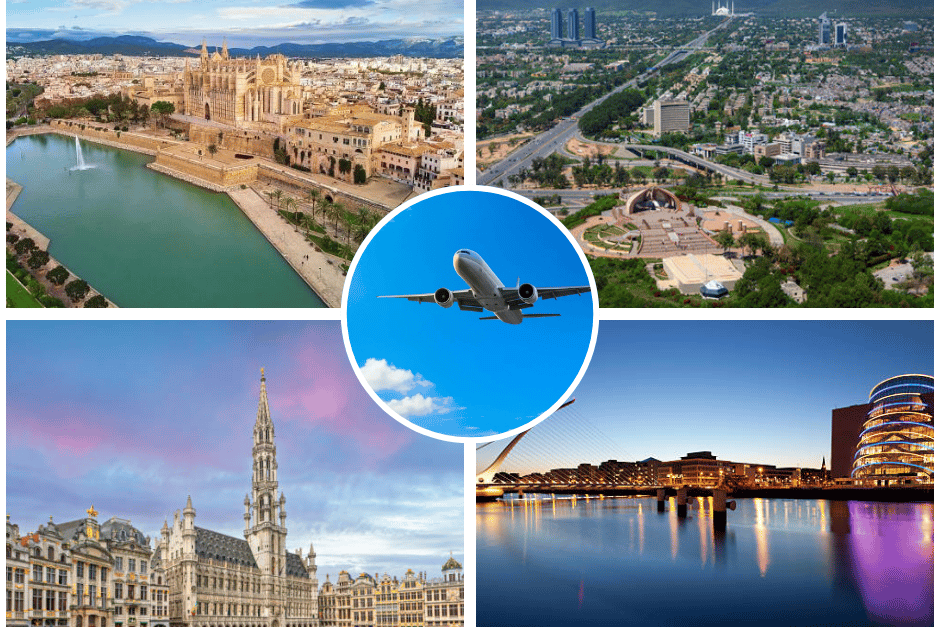 The 10 most popular and 10 cheapest destinations you can fly to from